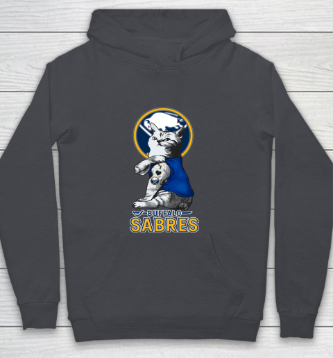 NHL My Cat Loves Buffalo Sabres Hockey Youth Hoodie 5