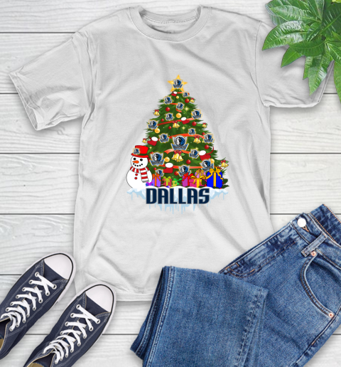Dallas Mavericks Merry Christmas NBA Basketball Sports T-Shirt