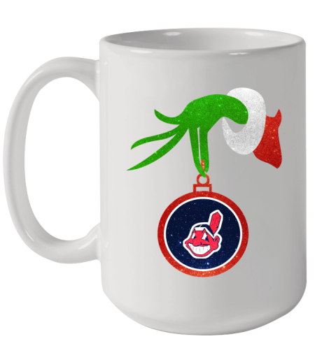 Cleveland Indians Grinch Merry Christmas MLB Baseball Ceramic Mug 15oz