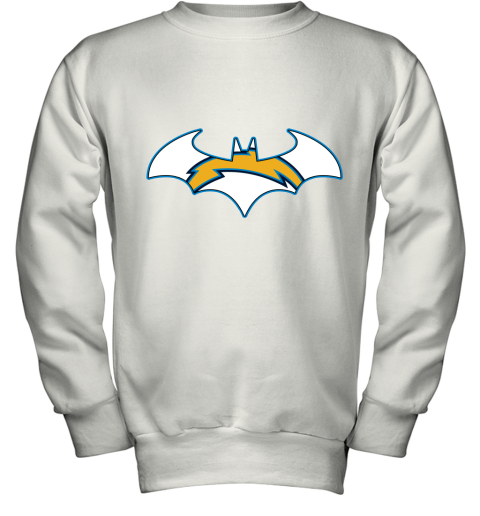We Are The Los Angeles Chargers Batman NFL Mashup Youth Sweatshirt