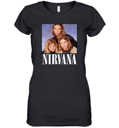 Nirvana Hanson Women's V-Neck T-Shirt
