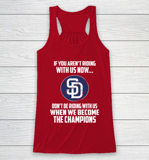 MLB San Diego Padres Baseball We Become The Champions Racerback Tank 4