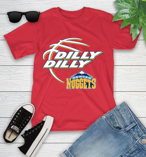 NBA Denver Nuggets Dilly Dilly Basketball Sports Youth T-Shirt 22
