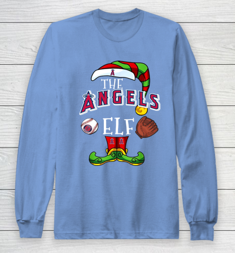 Los Angeles Angels Christmas ELF Funny MLB Long Sleeve T-Shirt 8