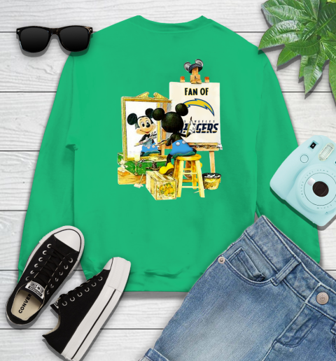 NFL Football Los Angeles Chargers Mickey Drawing Shirt 31