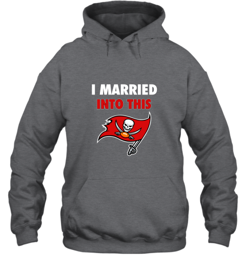 lksx i married into this tampa bay buccaneers football nfl hoodie 23 front dark heather