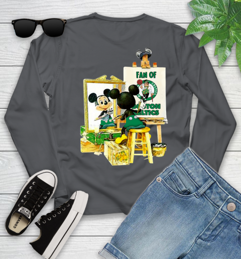 NBA Basketball Boston Celtics Mickey Drawing Shirt 120