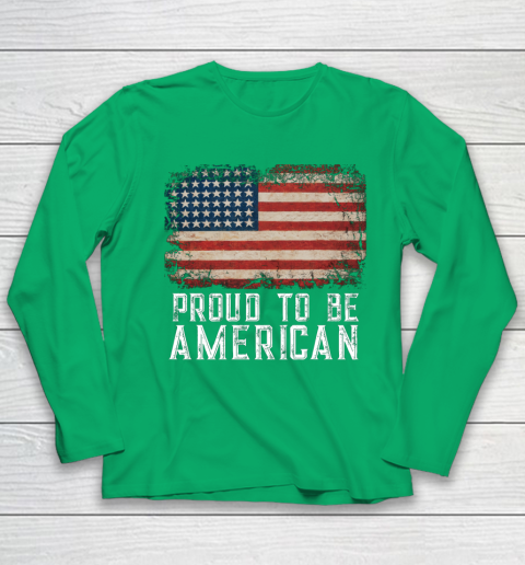 Proud American Patriotic USA Flag Youth Long Sleeve 4