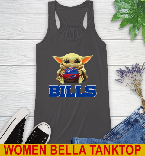 NFL Football Buffalo Bills Baby Yoda Star Wars Shirt Racerback Tank 12