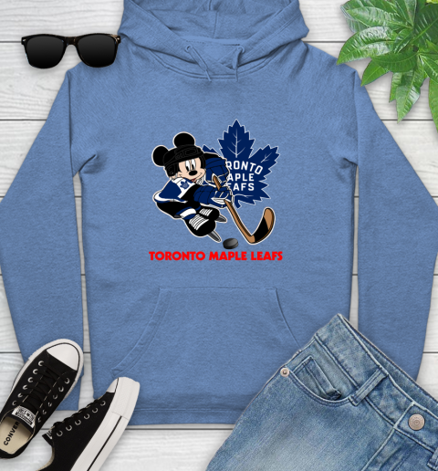 NHL Toronto Maple Leafs Mickey Mouse Disney Hockey T Shirt Youth Hoodie 12