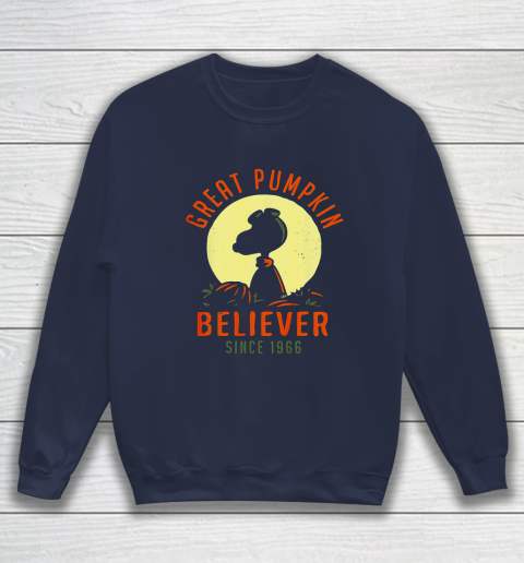 Peanuts Great Pumpkin believer since 1966 Halloween Sweatshirt 2