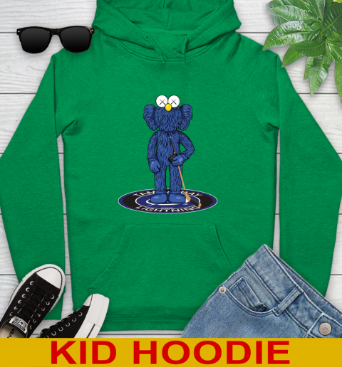 NHL Hockey Tampa Bay Lightning Kaws Bff Blue Figure Shirt Youth Hoodie 8