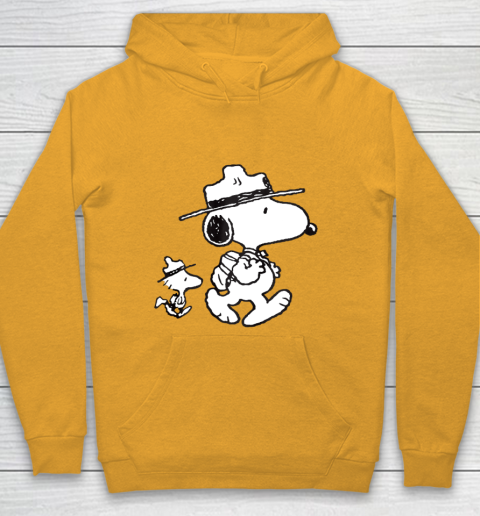 Yellow snoopy online hoodie