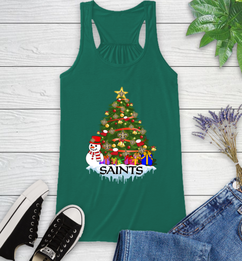 New Orleans Saints Merry Christmas NFL Football Sports Racerback Tank 7