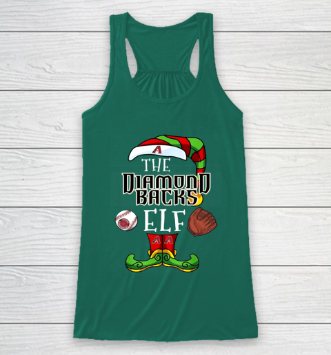 Arizona Diamondbacks Christmas ELF Funny MLB Racerback Tank 5