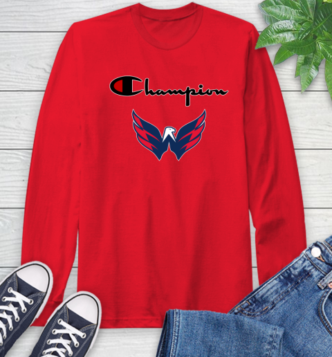 NHL Hockey Washington Capitals Champion Shirt Long Sleeve T-Shirt 9