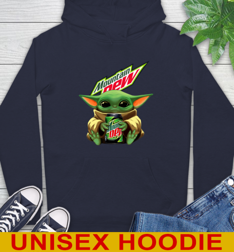 Star Wars Baby Yoda Hugs Mountain Dew Soft Drink Shirt 16
