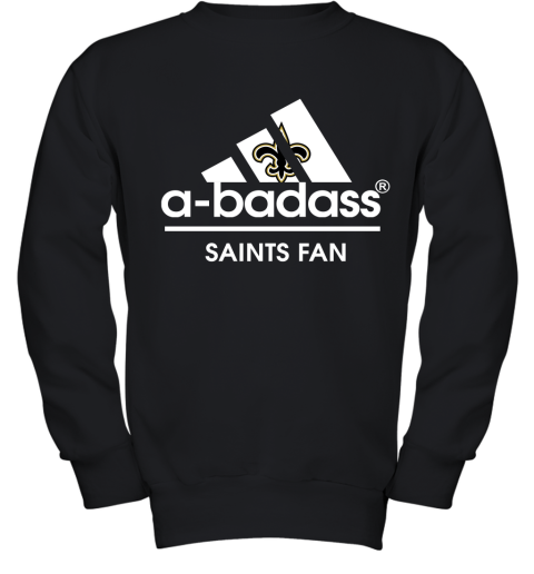 A Badass New Orleans Saints Mashup Adidas NFL Youth Sweatshirt