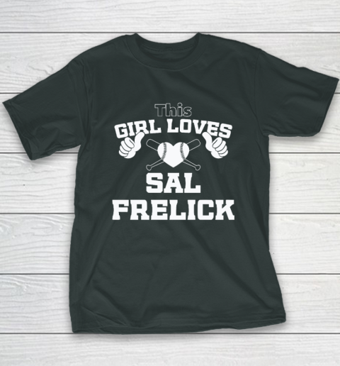 This Girl Loves Sal Frelick Youth T-Shirt 3