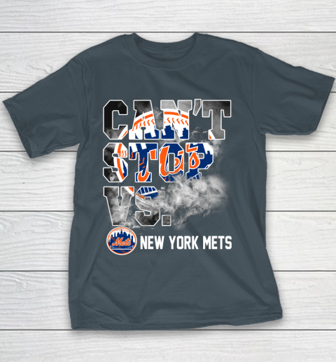 MLB New York Mets Baseball Can't Stop Vs Mets Youth T-Shirt 5