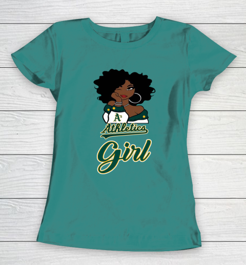 Oakland Athleticss Girl MLB Women's T-Shirt 12