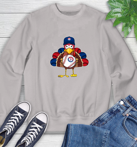 Texas Rangers Turkey thanksgiving Sweatshirt 12