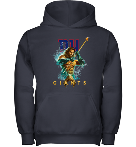 NFL New York Giants Aquaman DC Football Sports HJGM269C1Gp youth hoodie 43 95 151514 front navy