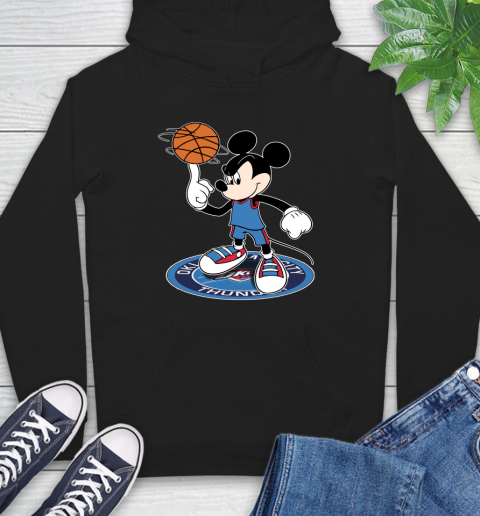 NBA Basketball Oklahoma City Thunder Cheerful Mickey Disney Shirt Hoodie