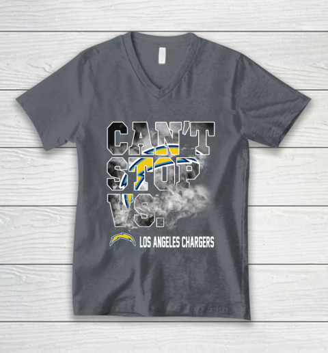 NFL Los Angeles Chargers Can't Stop Vs V-Neck T-Shirt 4