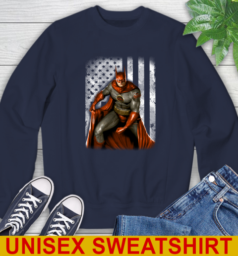 Baltimore Orioles MLB Baseball Batman DC American Flag Shirt Sweatshirt 2
