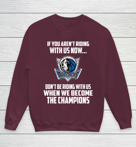 NBA Dallas Mavericks Basketball We Become The Champions Youth Sweatshirt 4