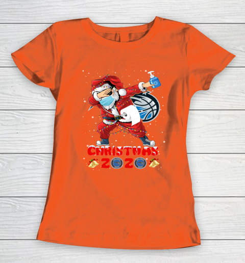 Orlando Magic Funny Santa Claus Dabbing Christmas 2020 NBA Women's T-Shirt 3