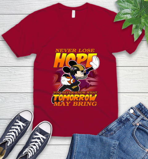 Buffalo Bills NFL Football Mickey Disney Never Lose Hope (2) V-Neck T-Shirt 8 Buffalo Bills NFL Football Mickey Disney Never Lose Hope (2) V-Neck T-Shirt - Image 8