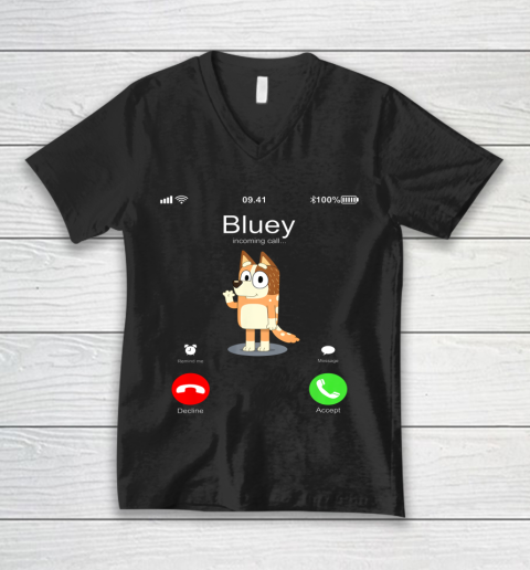 Blueys is Calling Funny Iphone V-Neck T-Shirt