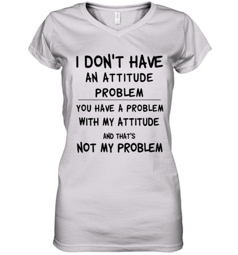 attitude t shirt white