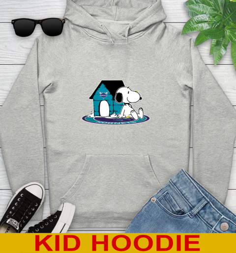NBA Basketball Charlotte Hornets Snoopy The Peanuts Movie Shirt Youth Hoodie