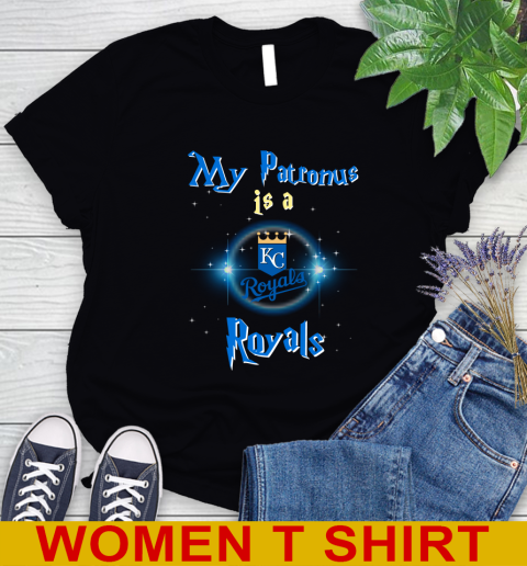 MLB Baseball Harry Potter My Patronus Is A Kansas City Royals Women's T-Shirt