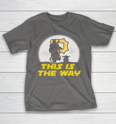 Pittsburgh Pirates MLB Baseball Star Wars Yoda And Mandalorian This Is The Way T-Shirt 8