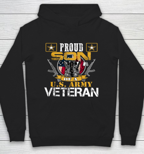 Veteran Shirt Vintage Proud Son Of A U S Army Veteran Hoodie