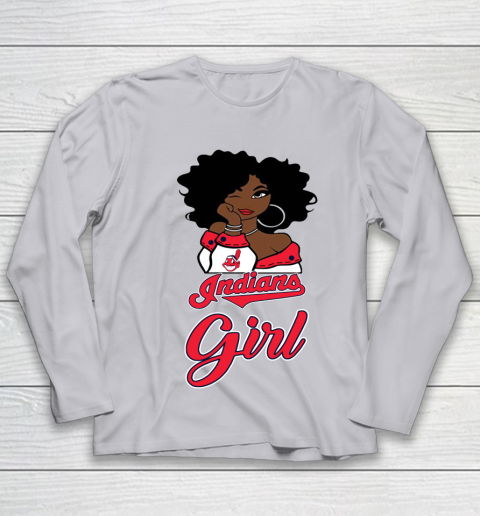 Cleveland Indians Girls Girl MLB Youth Long Sleeve 5
