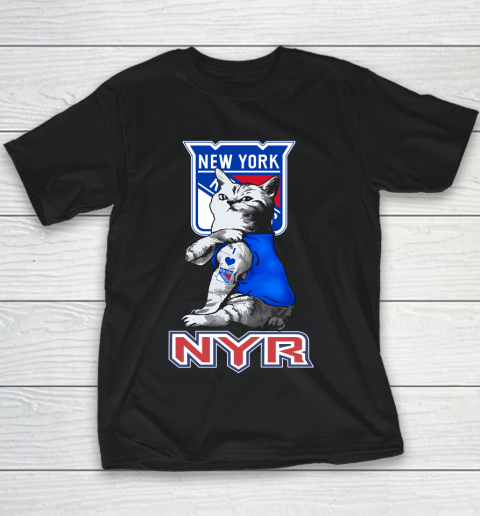 NHL My Cat Loves New York Rangers Hockey Youth T-Shirt