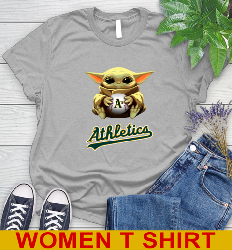 MLB Baseball Oakland Athletics Star Wars Baby Yoda Shirt 93