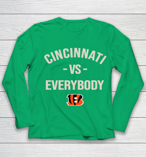 Cincinnati Bengals Vs Everybody Youth Long Sleeve 4