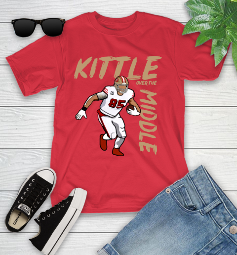 George Kittle Kittle Over the Middle San Francisco Shirt 110