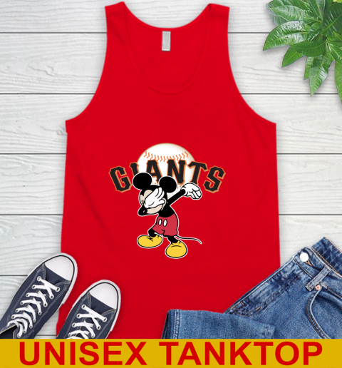 San Francisco Giants MLB Baseball Dabbing Mickey Disney Sports Tank Top 6