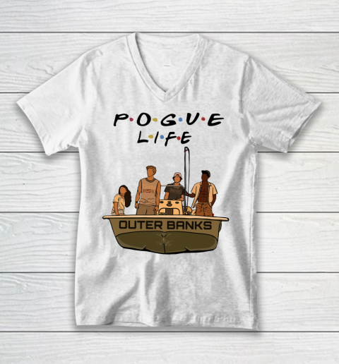 Pogue Life Shirt Outer Banks Friends V-Neck T-Shirt