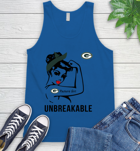 NFL Green Bay Packers Girl Unbreakable Football Sports Tank Top 3