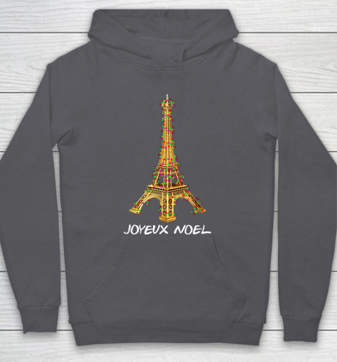 Joyeux Noel French Merry Christmas Eiffel Tower Hoodie 4