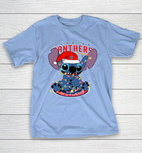 Florida Panthers NHL Hockey noel stitch Christmas T-Shirt 8