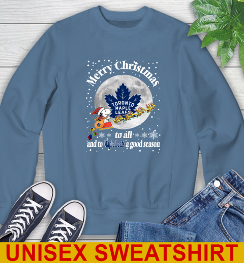 Toronto Maple Leafs Merry Christmas To All And To Maple Leafs A Good Season NHL Hockey Sports Sweatshirt 10